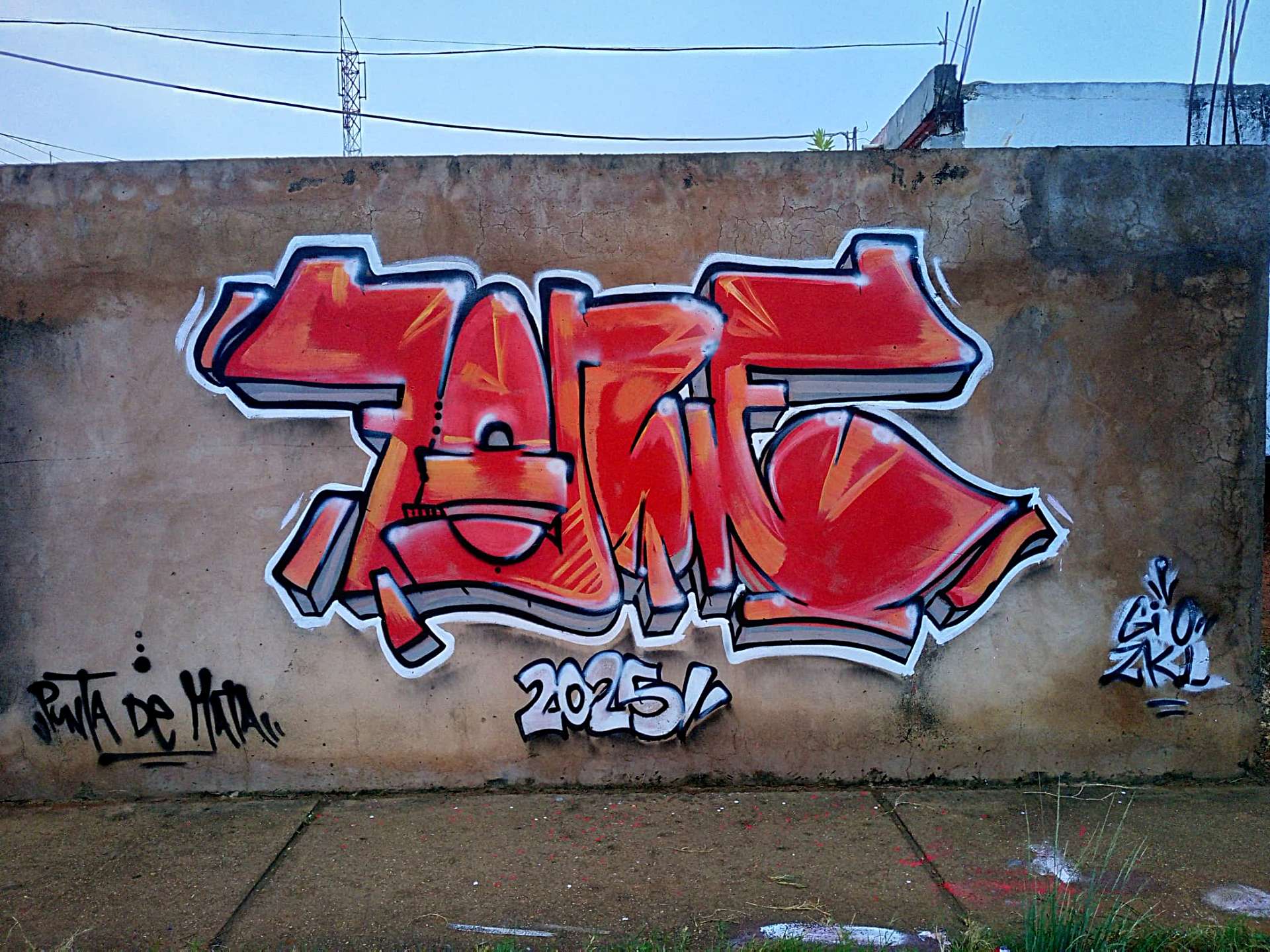 Ejemplo de mi trabajo de graffiti
