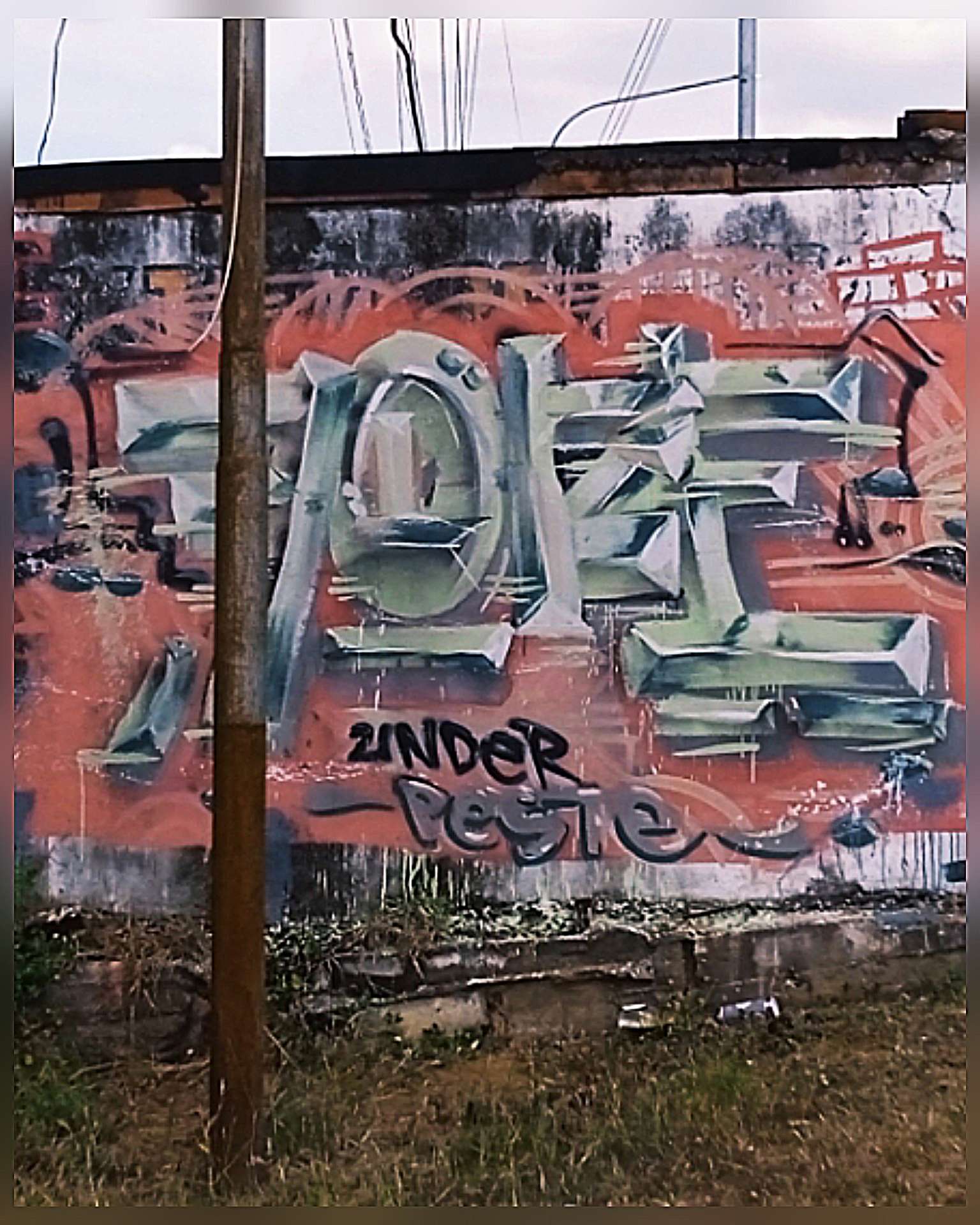 Mural marino que muestra mi versatilidad